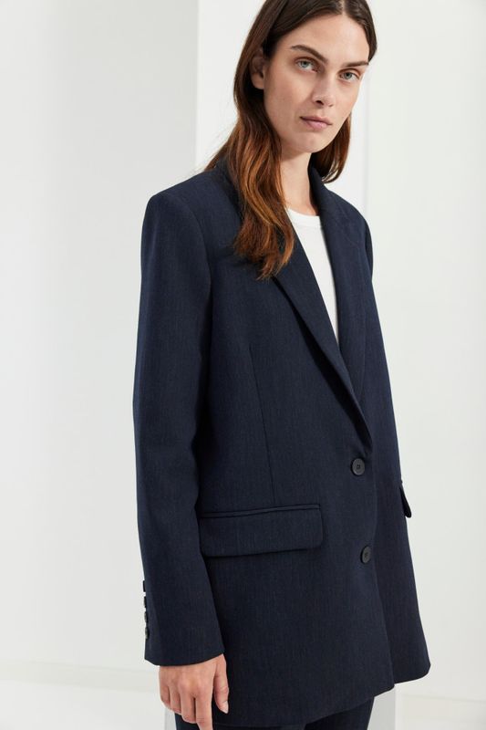 Blazer Bambina NAME IT NKFNURAMEL – Dark Sapphire, Manica Lunga In Viscosa E Poliestere